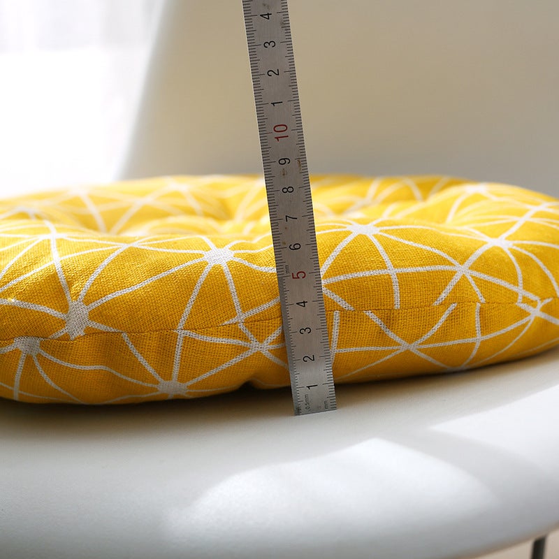 Coussins de Chaise Rond 40x40cm – Lot de 4, Idéal pour Jardin, Terrasse, Balcon, Confort Extérieur - 3