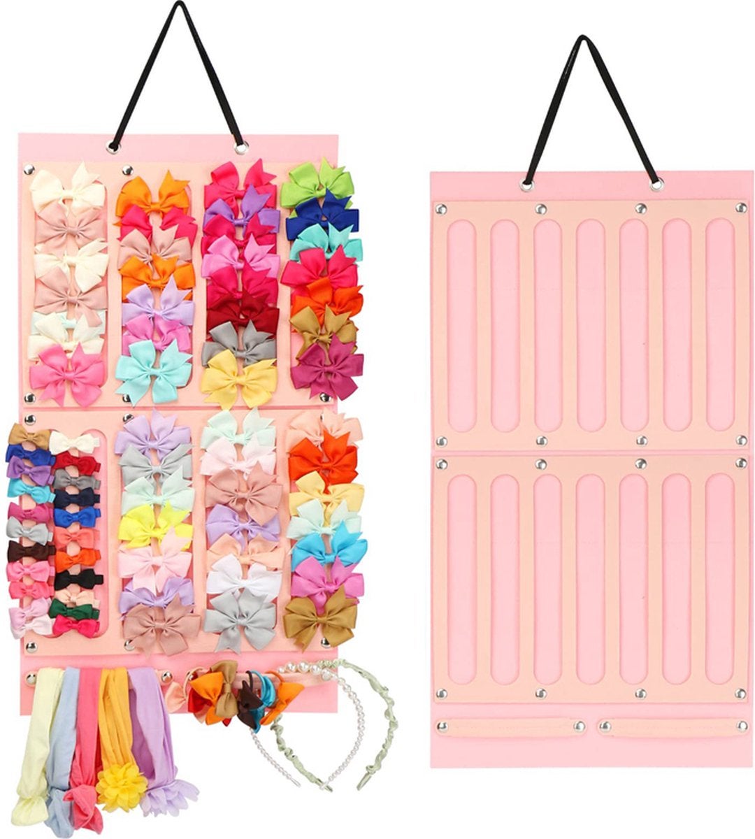 Organizator de noduri de păr, Geantă de depozitare a accesoriilor pentru părul bebelușilor, Decorațiune pentru camera fetelor