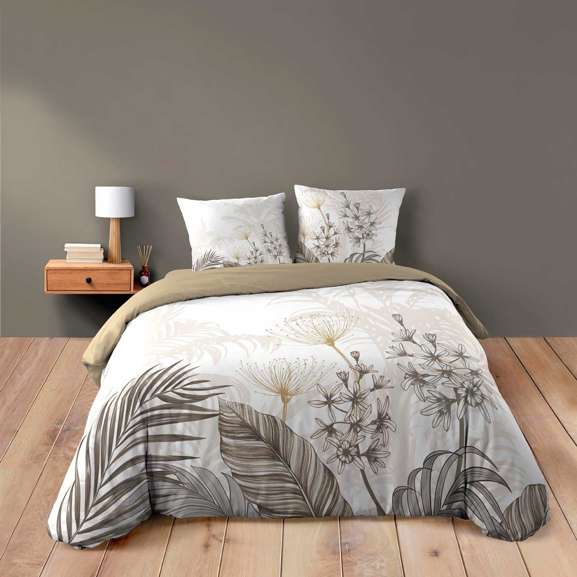 Bastille - Housse de couette 260 x 240 cm + Drap housse blanc 160x200 cm - - 2