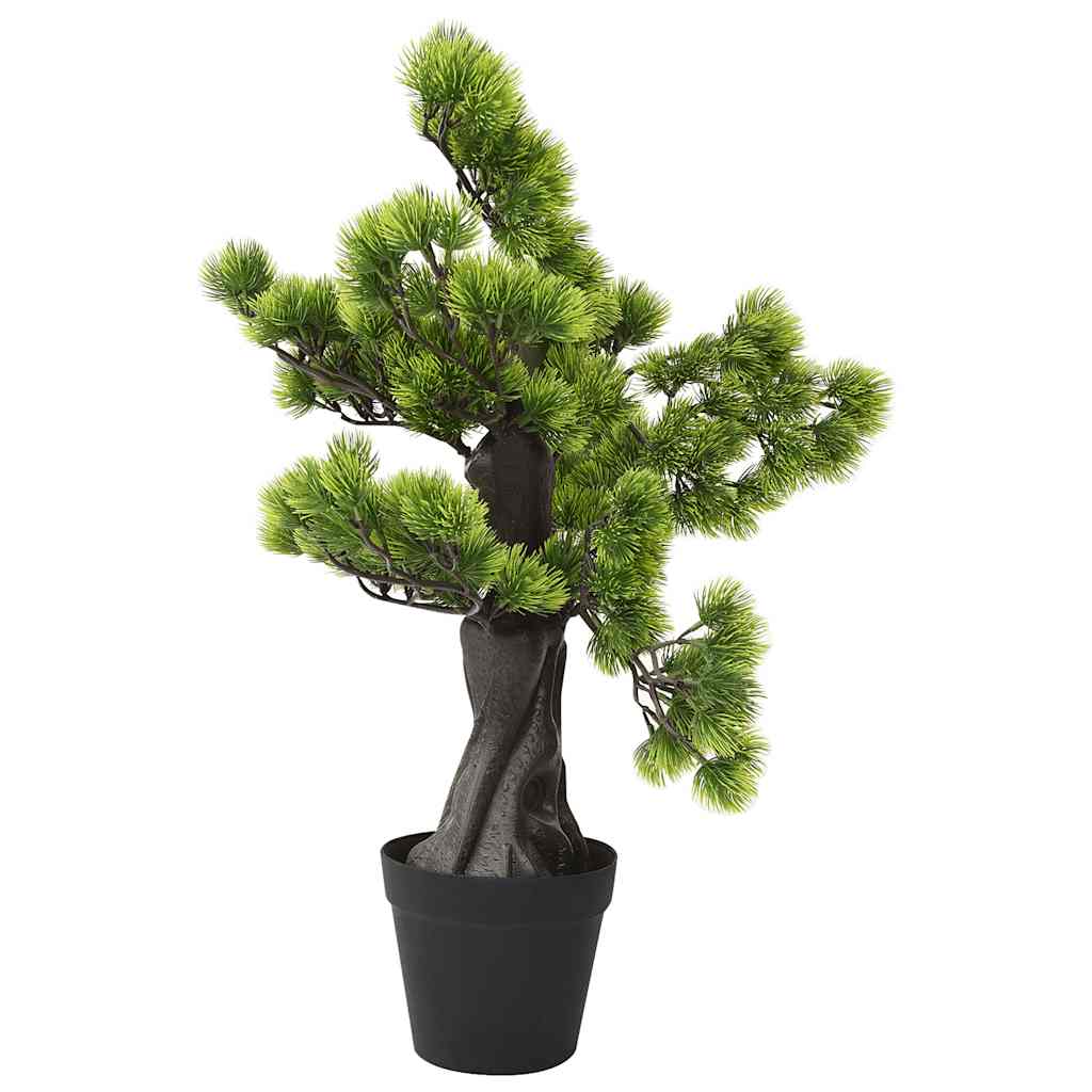 Sztuczne bonsai z sosny, z doniczką, 60 cm, zielone vidaXL