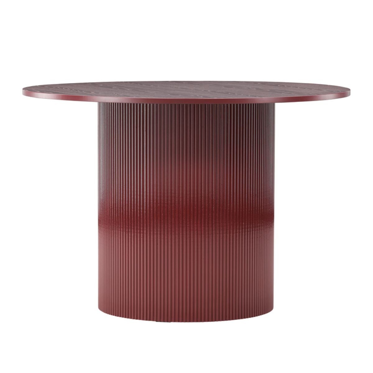 Lenox stół do jadalni Ø110cm czerwony.