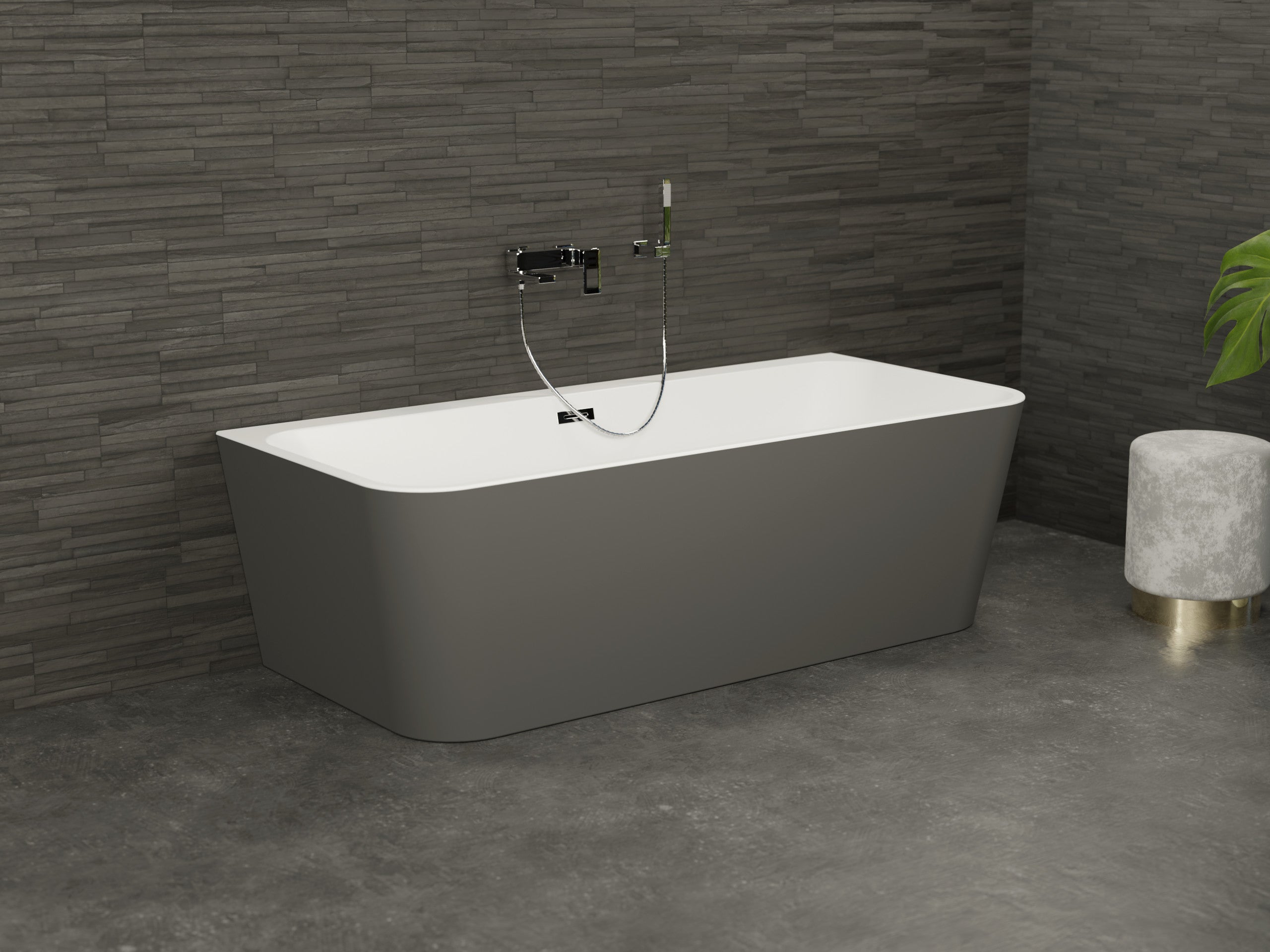 Baignoire Semi Ilot 180
