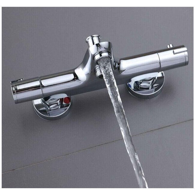 Miscelatore Doccia Termostatico Con 2 Uscite - Sicurezza Antiscottatura 38°C - Foto 6