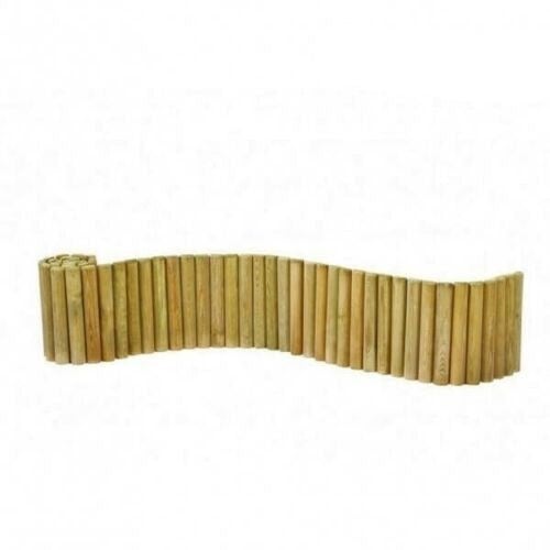 Demi-pôle Clôture Rollborder en bois de pin imprégné - 3