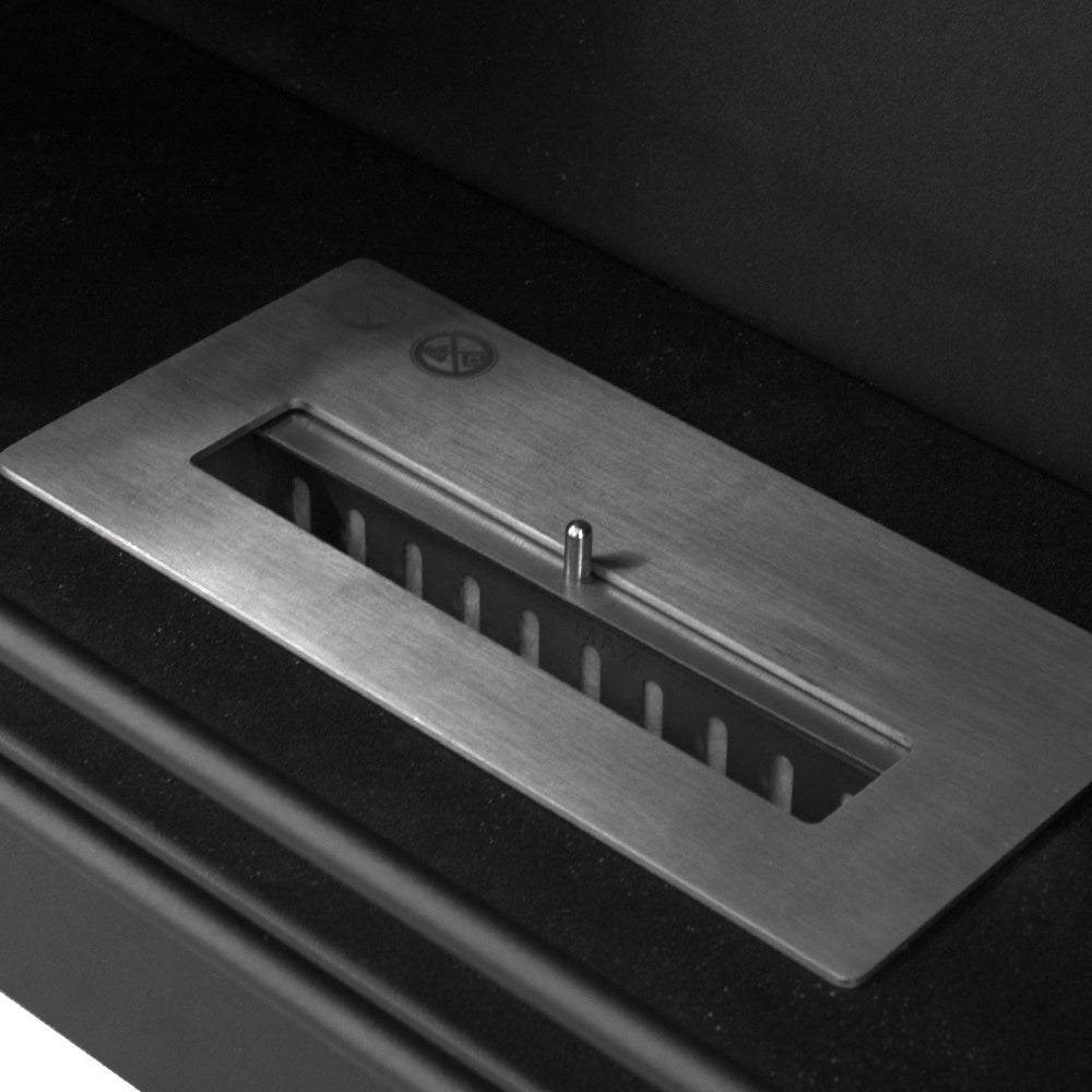 Divina Fire Camino a bioetanolo biocamino da terra JEFFERSON in legno Bianco L 89,5 x H90,5 x P28 - 8