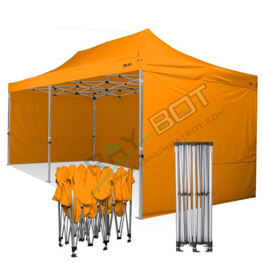 4 Cordini Guy Line Arancioni Da 4 Metri Per Tenda Campeggio - Leggeri, Riutilizzabili, Omologati Gazebo