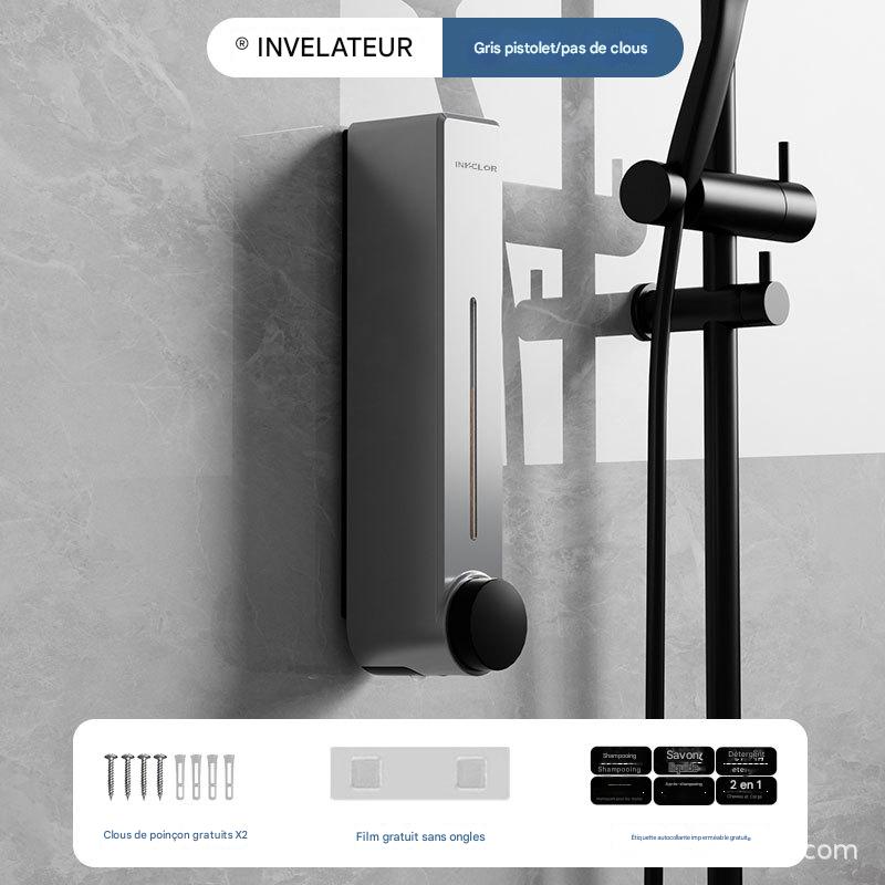 Distributeur De Savon Mural Sans Contact - Grande Capacité Rechargeable - Horloge Intégrée