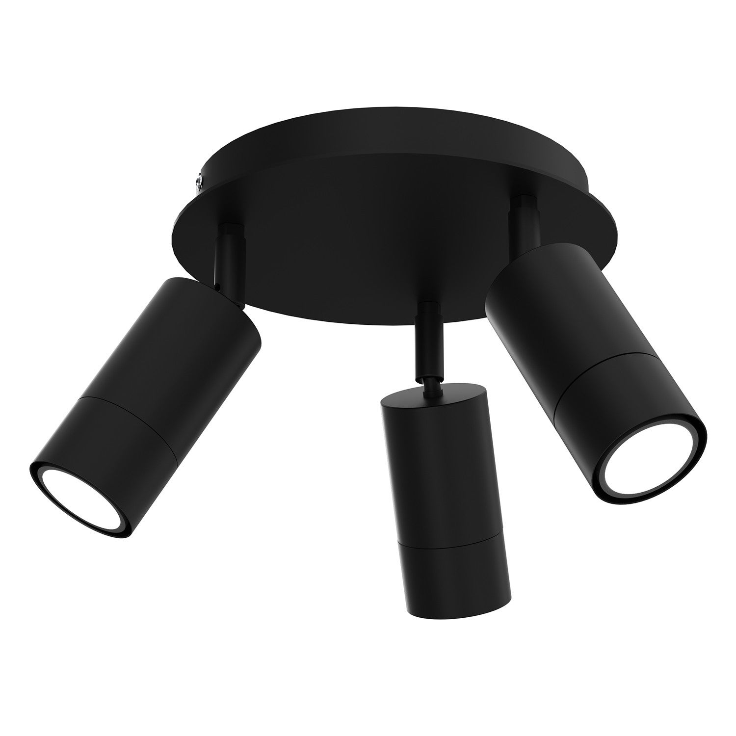 Lampa sufitowa wisząca Link czarny mat 3xGU10x8W wym: 16 x 20 x 20 cm metal Luminex