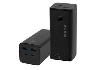Powerbank 20000 MAh Portatile | 2 Porte USB Ricarica Rapida, Compatto Nero 14x2.5 Cm - 4