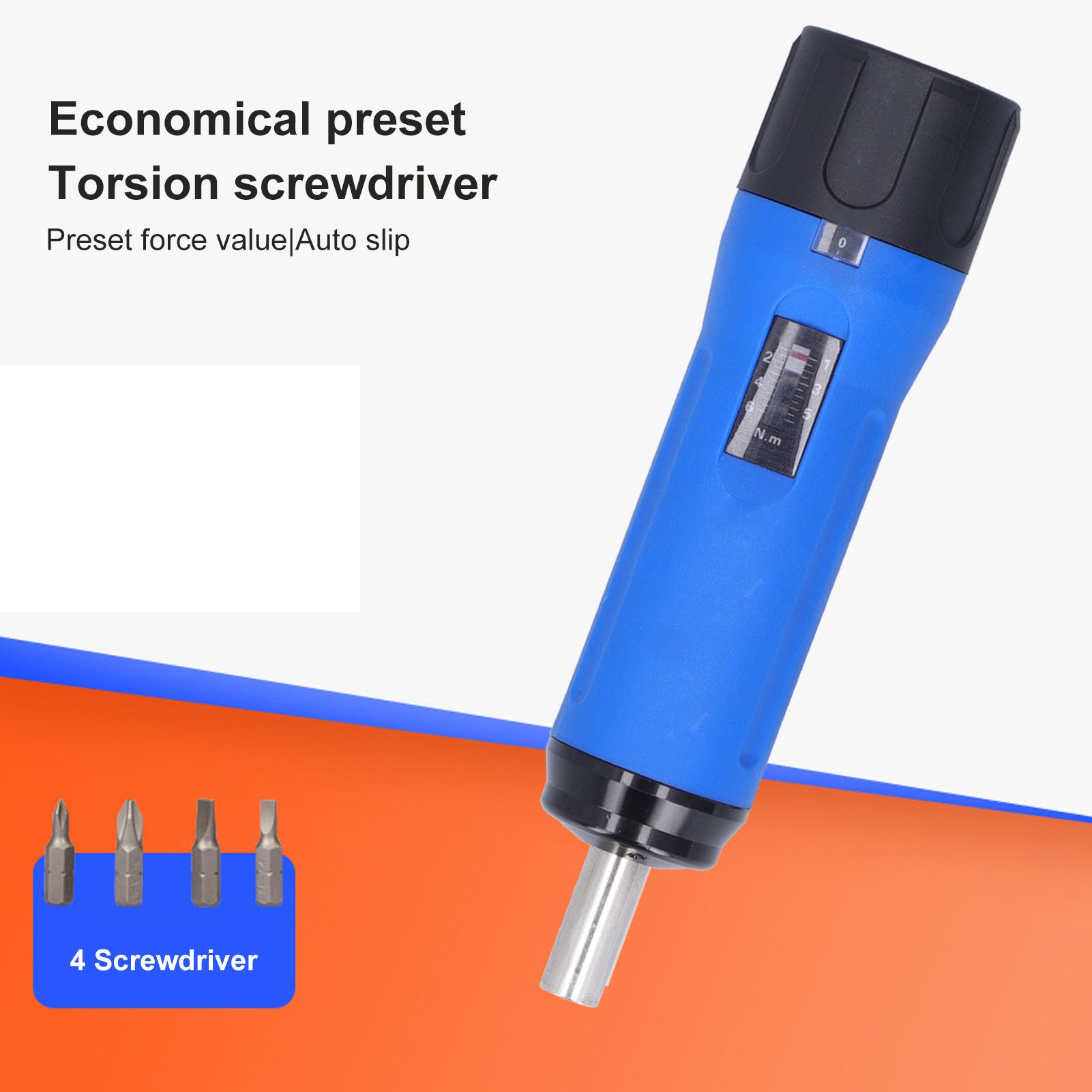 Ferramenta de chave de fenda de torção predefinida - Chave de torque econômica - 4