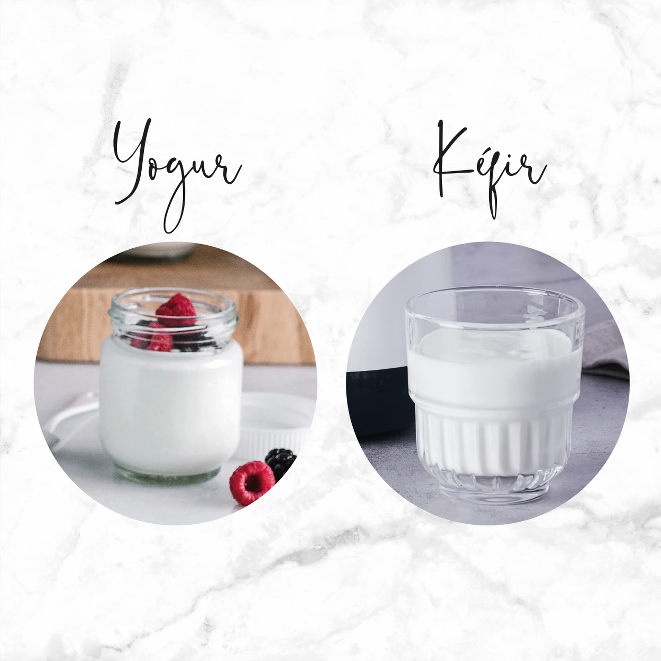 Lacor 69345 Hera Yoghurtmaker, Zeer Stil, Ideaal Voor Kefir En Griekse Yoghurt Bevat 48 Uurs Timer Led Display Inhoud 1 L Oe 17 5 X 20 Cm Wit 749265180