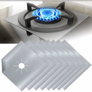 2 Coperture Protettive Per Fornelli A Gas In Silicone, 68x45 Cm - Tagliabili, Riutilizzabili, Antiaderenti, Lavabili, Resistenza Al Calore Fino A 260°C - 4