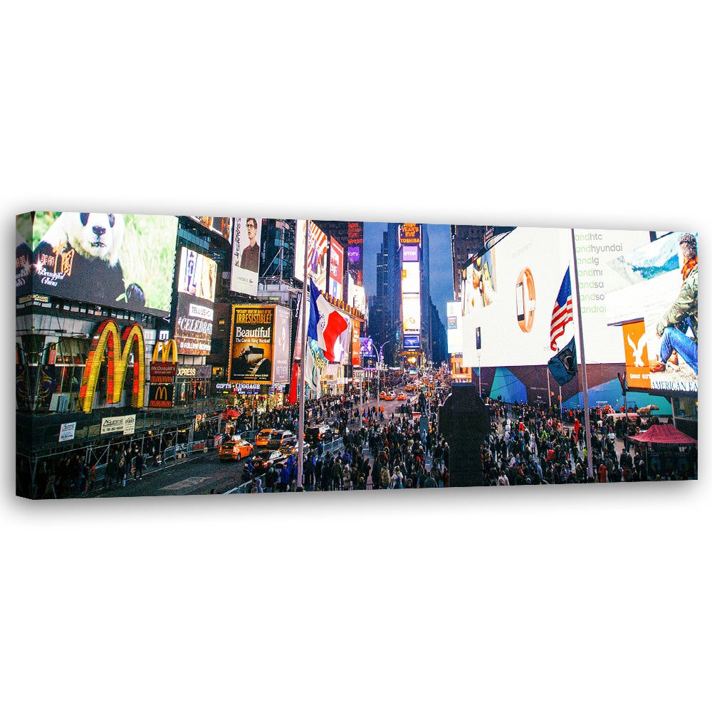 Obraz na płótnie, Times Square Nowy Jork 90x30