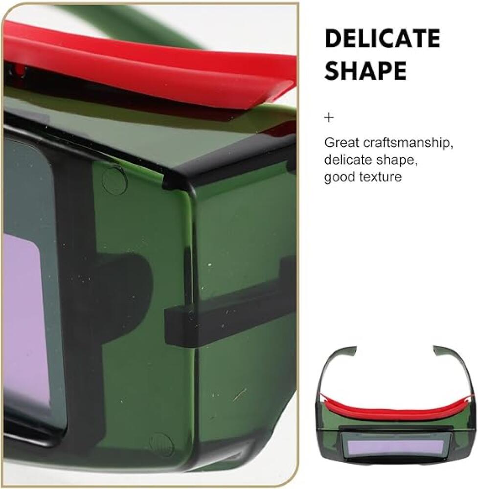 Lunettes de Soudage à Assombrissement Automatique Protection Anti-Chocs Polycarbonate Robuste Monture Ergonomique Noire Lunettes de Sécurité pour Soud - 3