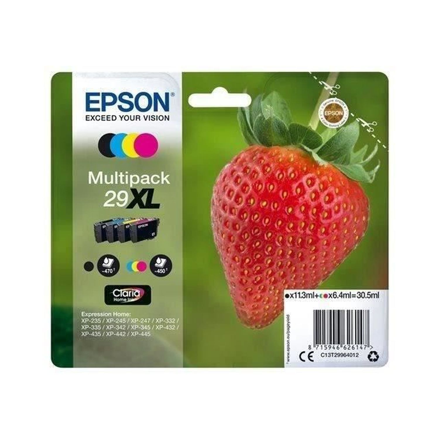 Pacote mltiplo Epson t299640 xl xp235 xp332