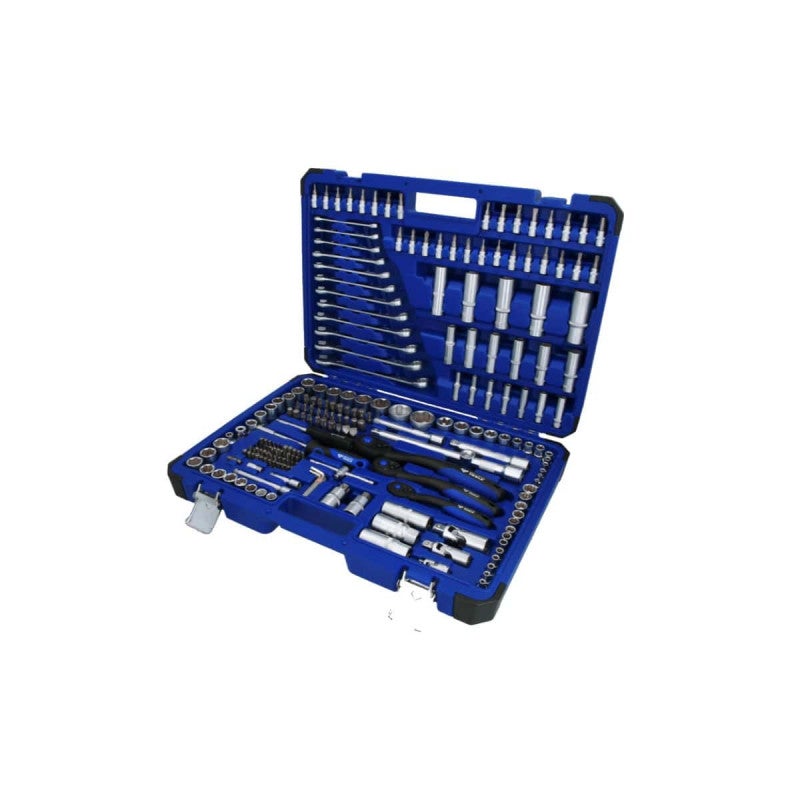 BRILLIANT TOOLS Zestaw kluczy nasadowych 216cz. 1/4" 3/8" 1/2" - BT023216