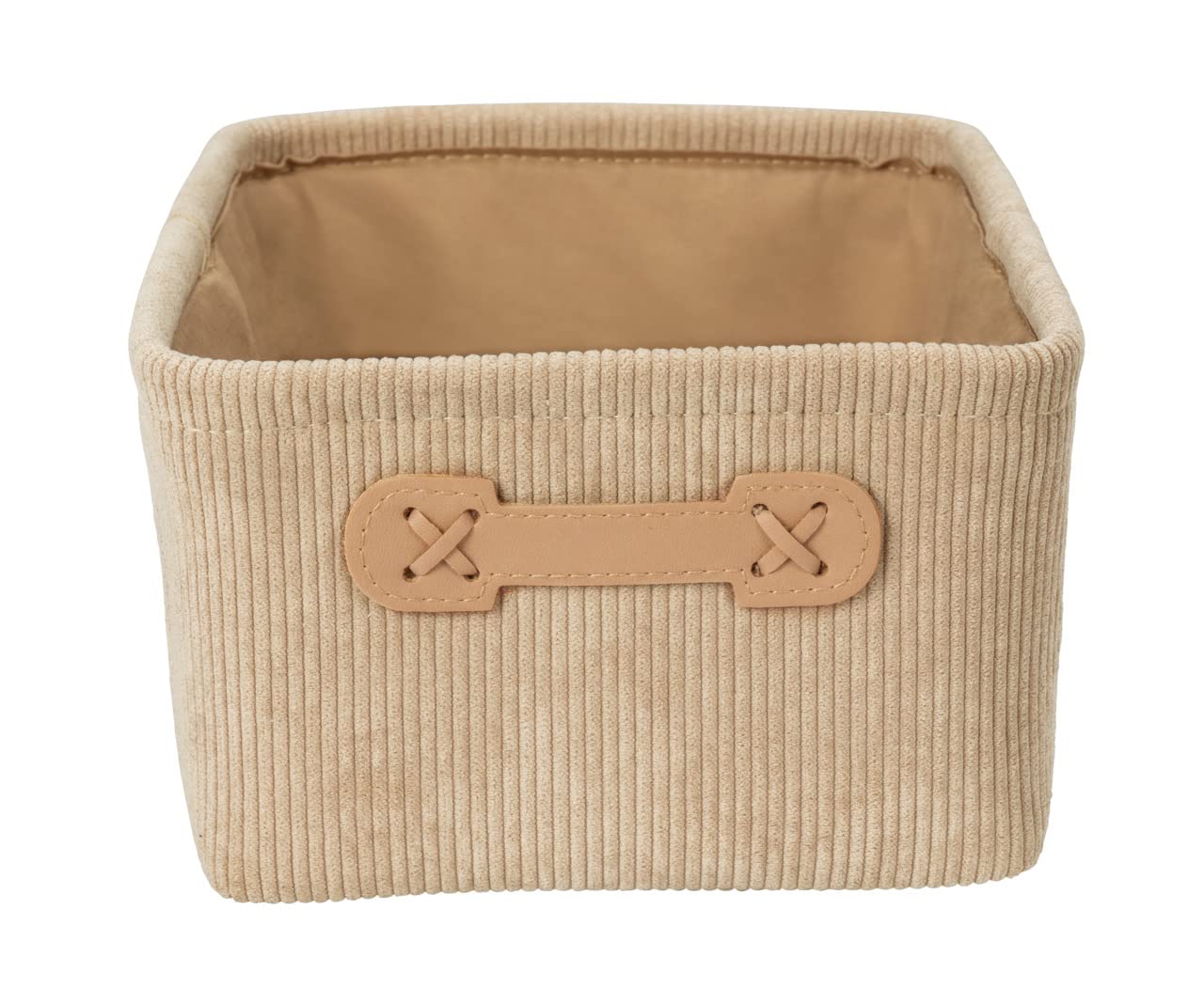 Wenko Cesta da bagno Anela per riporre strumenti e accessori da bagno in morbido design a corda, 100% poliestere, con due piccole maniglie in pelle ar - 6