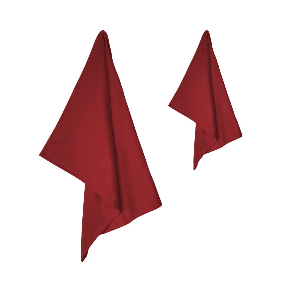 Lot De 5 Petites Serviettes Avec Boucle De Suspension - 25,4 X 25,4 Cm