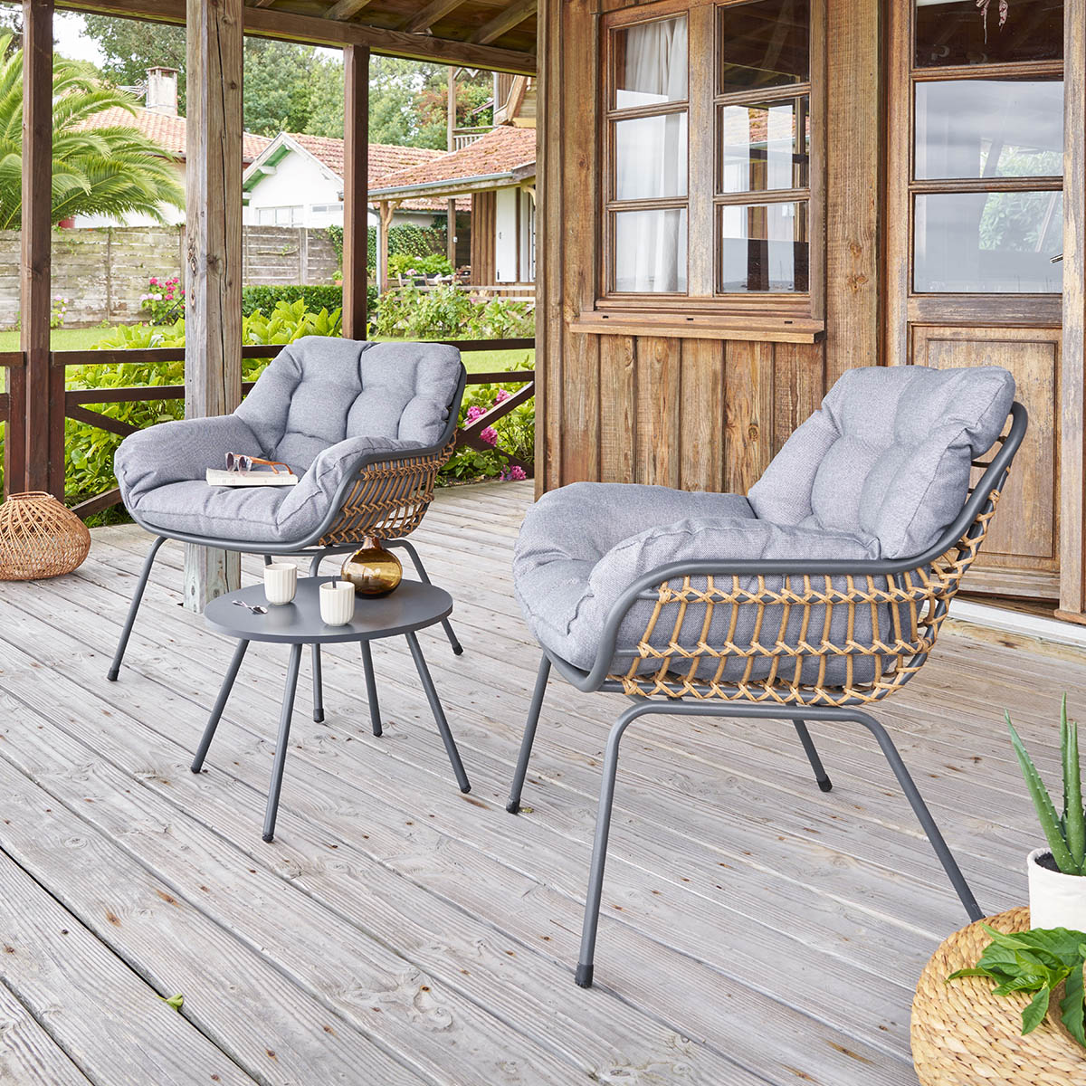 Hespéride Set di mobili da giardino duo 