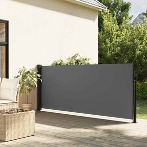 Festnight Toldo Lateral De Balcón 60x250 Cm – Pantalla Enrollable Para Sombra Y Privacidad, Color Marrón, Resistente A UV Y Agua