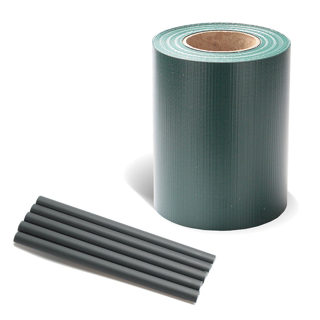 Brise-vue de jardin en PVC 35 m x 19 cm Vert pour clôture et espace ...