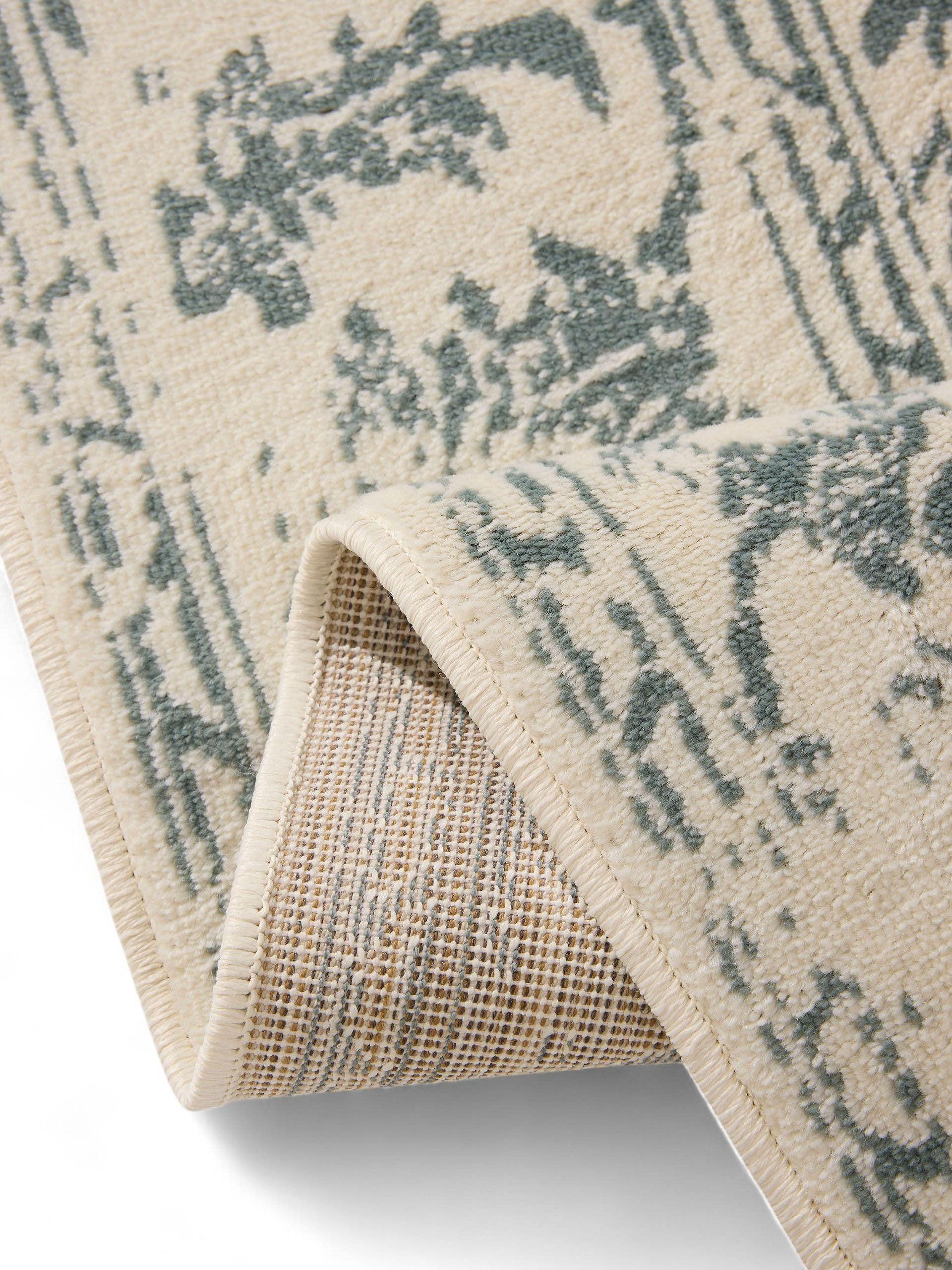 BENUTA - Tapis Suki crème/menthe 200x300 cm - 3