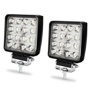 Luce Da Lavoro A LED Quadrata Da 10 Pezzi 48W DC 12V 24V Quad Truck Trattore Fuoristrada Impermeabile 91281849
