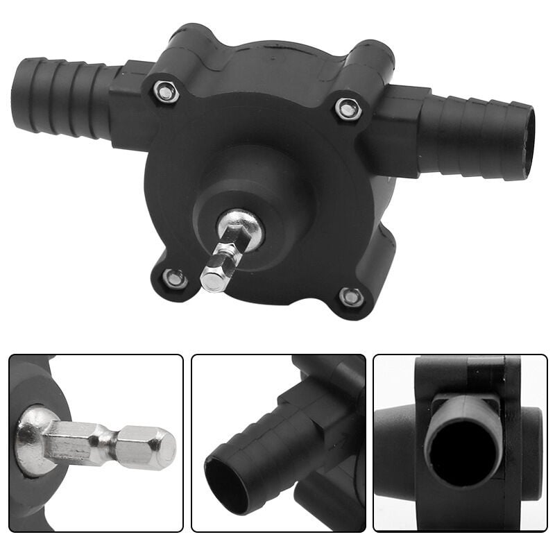 Bomba de pozo manual, bomba de pozo manual eléctrica, bomba de transferencia de agua líquida autocebante mini bomba centrífuga portátil - 3