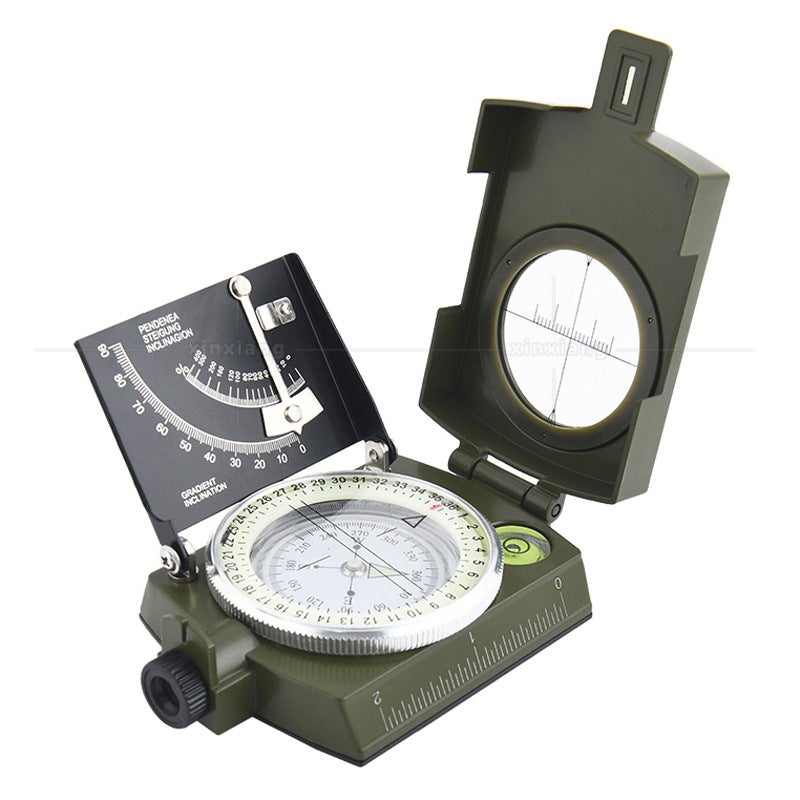 Boussole en métal Boussole de montre de poche à couvercle rabattable en cuivre rétro en métal