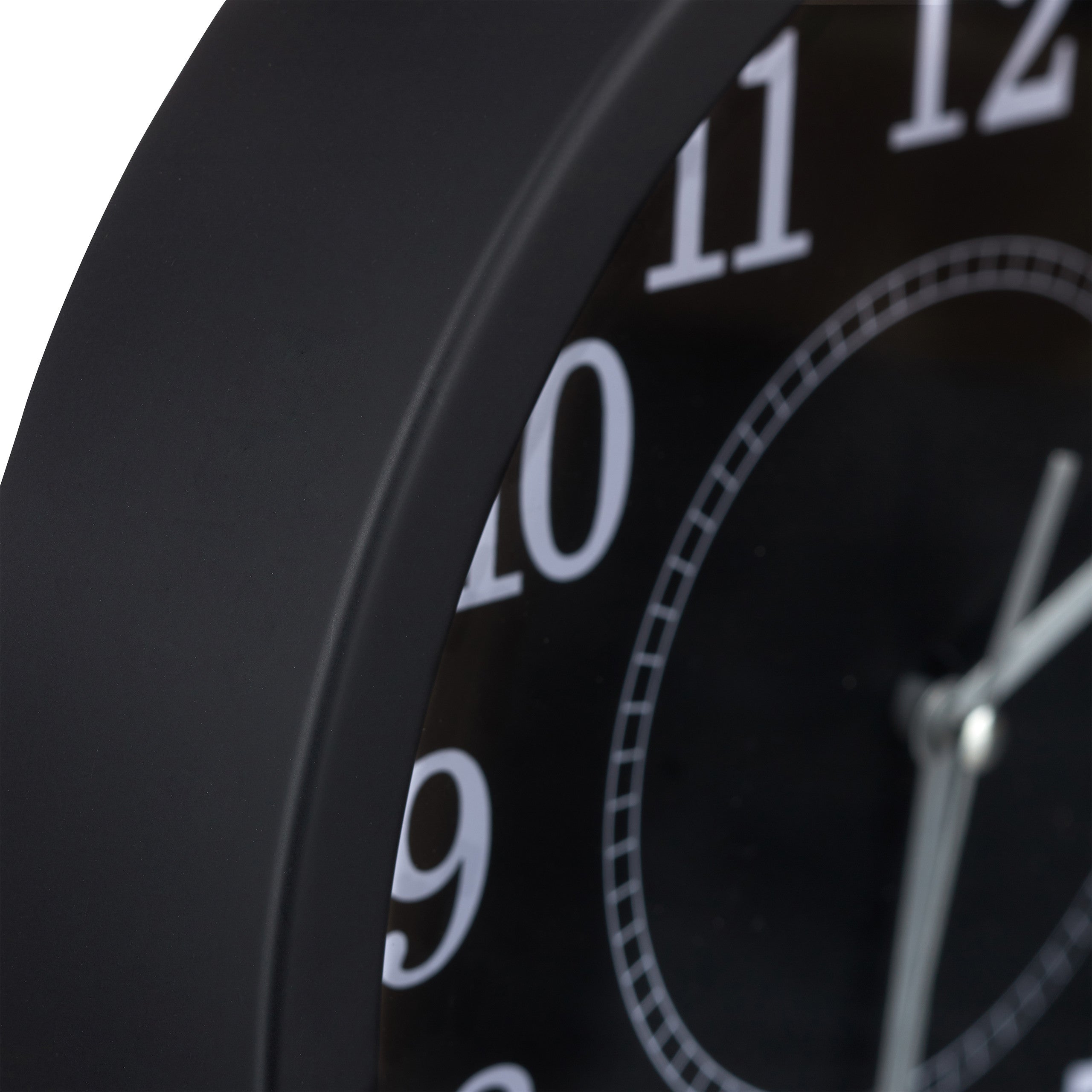 Set da 3 Orologi da Parete, Rotondo, Ø 20 cm, da Appendere al Muro, Design Classico, a Batteria, Wall Clock, Nero - 6