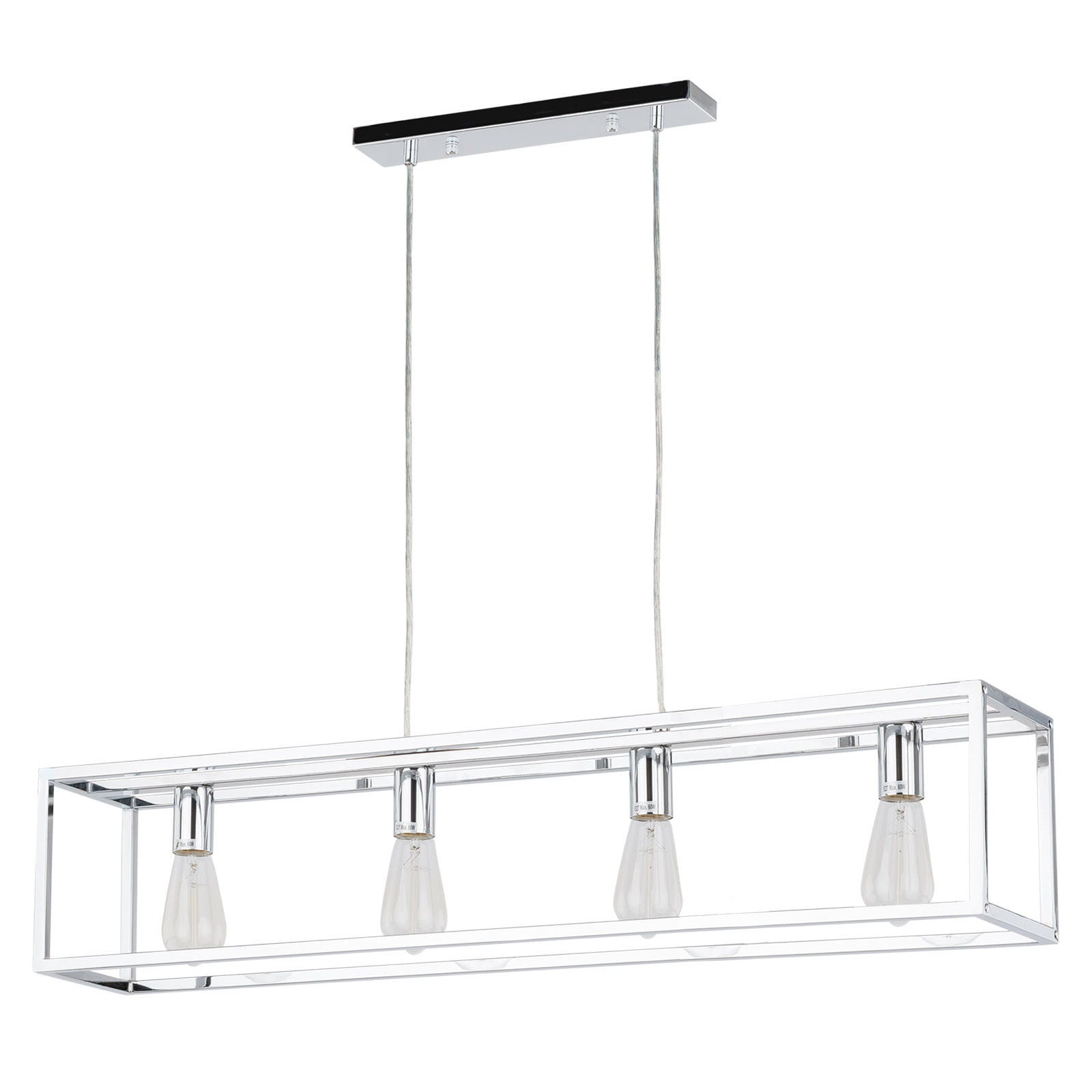 Lampa wisząca Sigalo chromowana 4 x E27 x 60W wym:140x98x18cm Italux