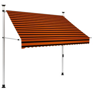 Tenda Da Sole Retrattile Manuale Con Luci LED – Per Giardino, Patio, Terrazzo – Varie Misure E Colori Disponibili