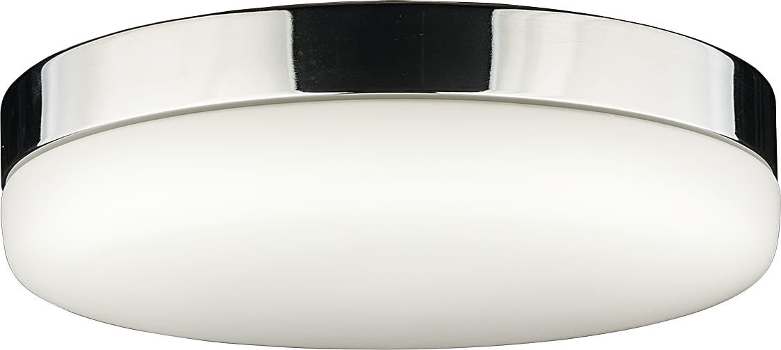 Plafon Kasai okrągły chromowany biały 2xE27x40W wym: 7 x 32 cm IP20 szkło Nowodvorski Lighting