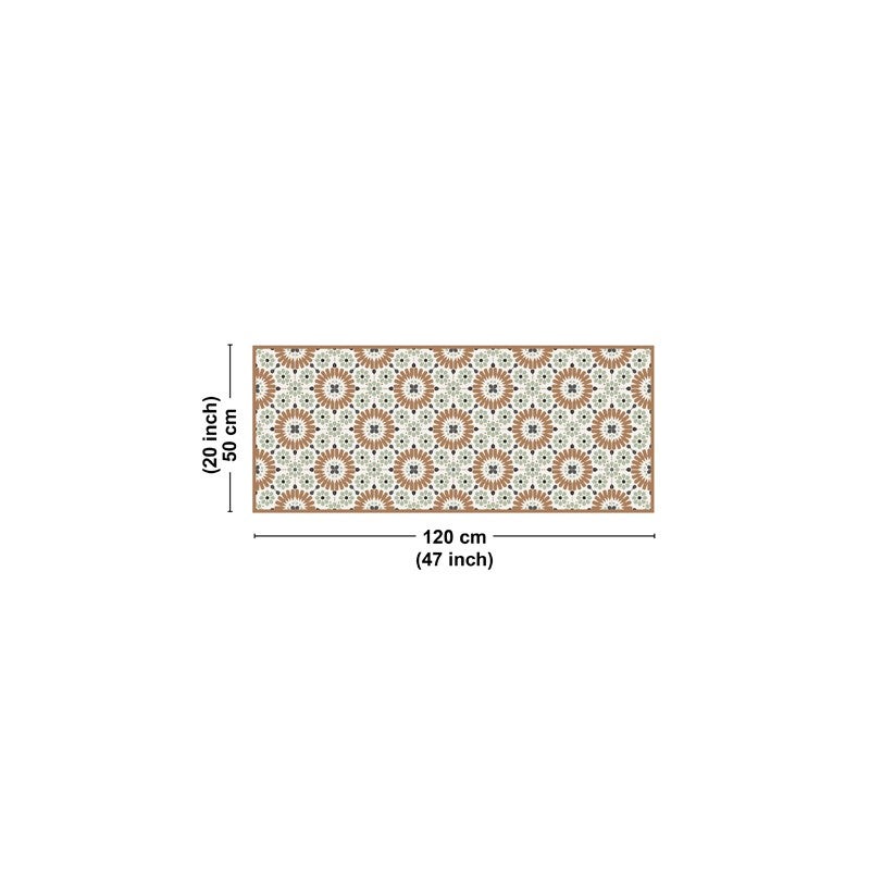 Tapis antidérapant - Marsiho - vinyle - int./ext. - Multicolore - 50x120cm - 2
