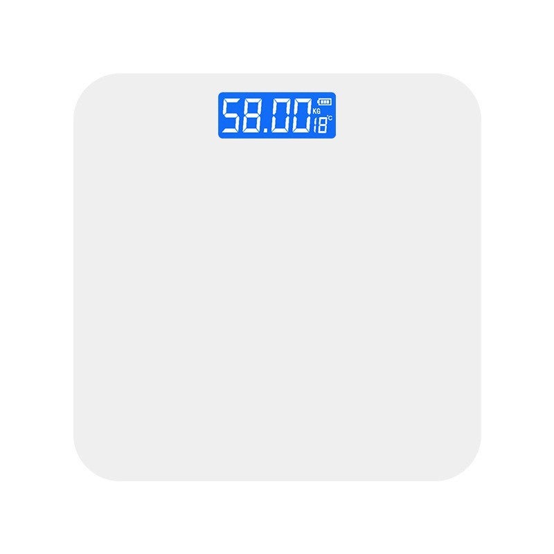 Waga łazienkowa 31 x 31 cm Maksymalny udźwig 160 kg Kalibracja 100 g Podświetlany wyświetlacz Baterie w zestawie PP1501V0 Biały