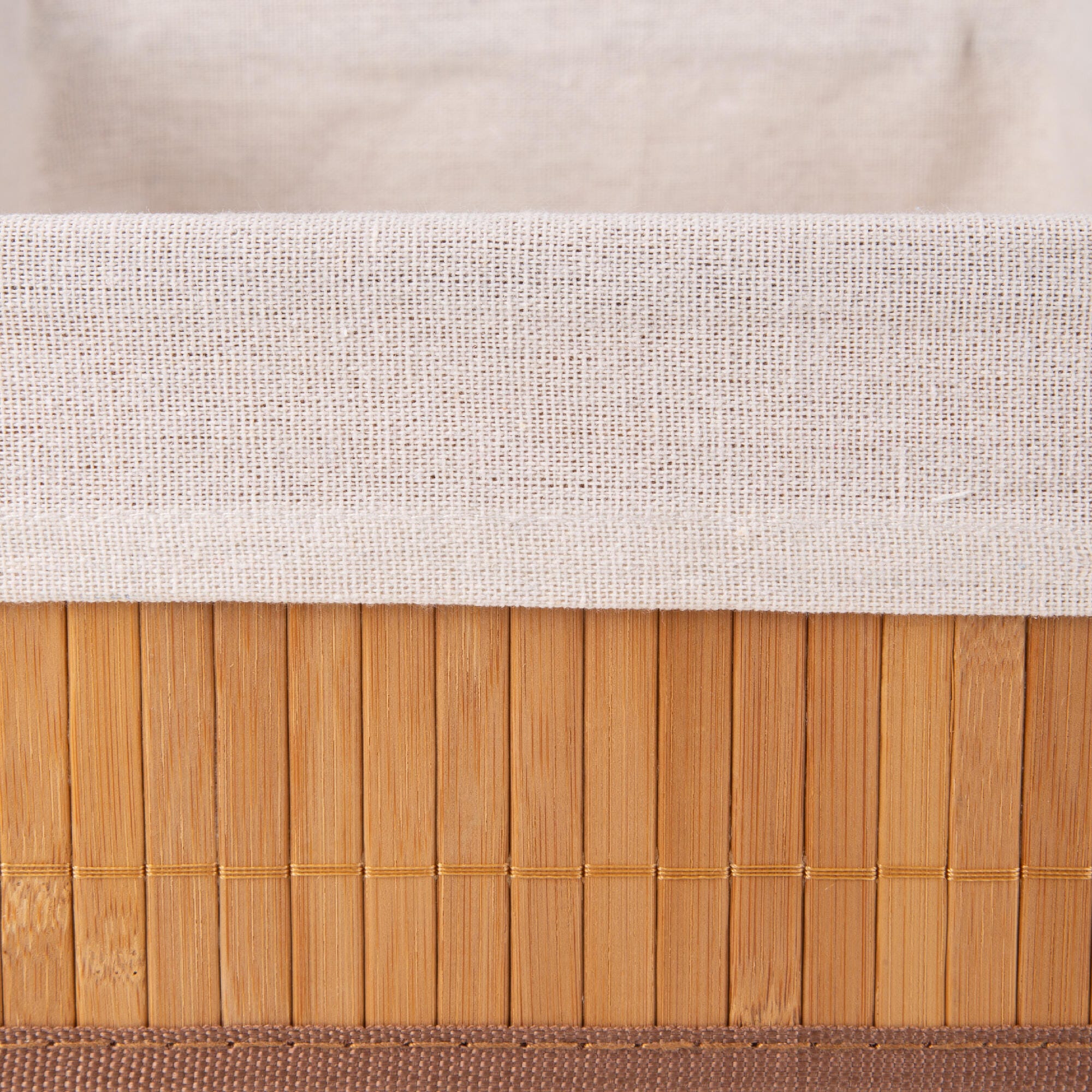 Lot de 3 paniers en bambou marron 33x23x12cm - 3