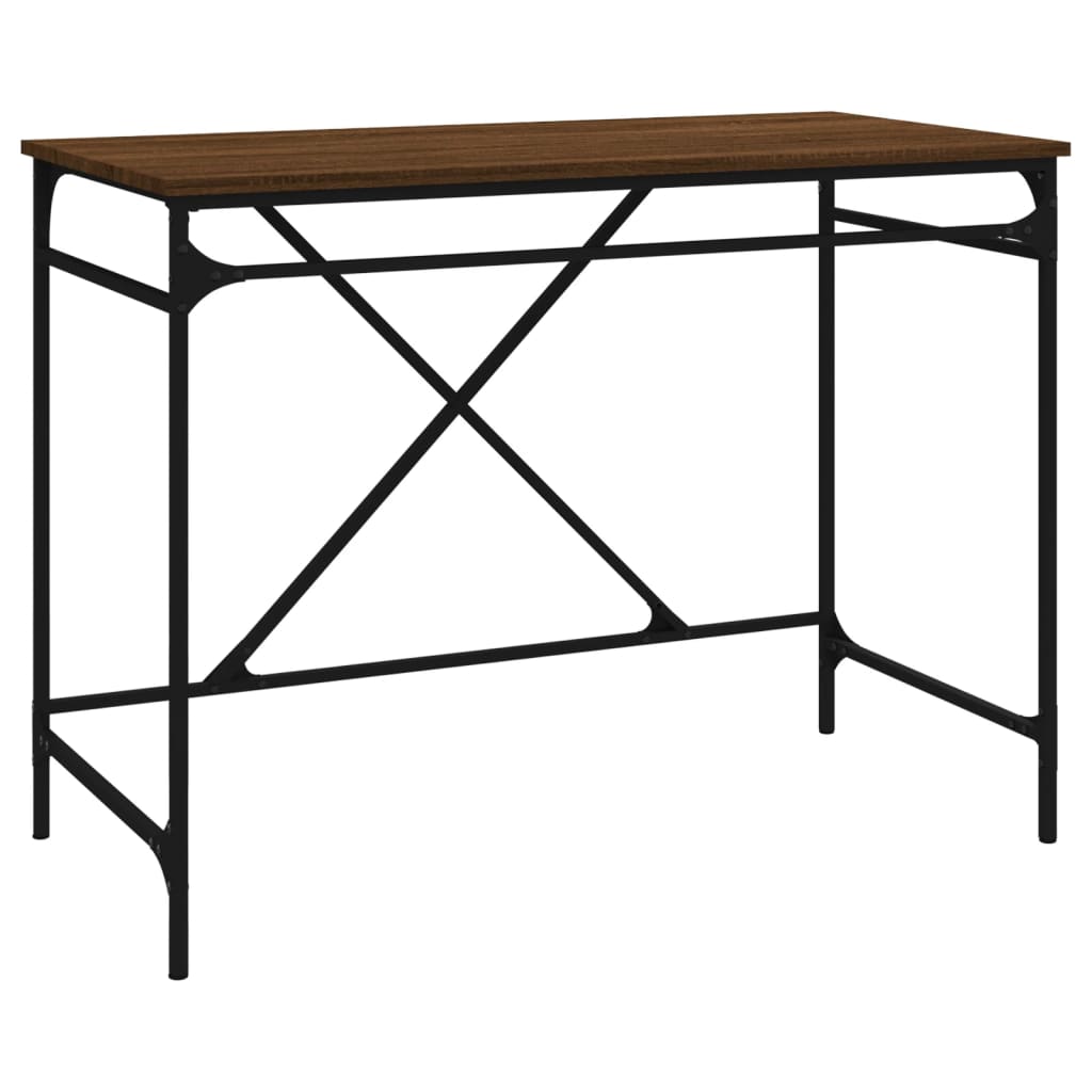 Bureau Table Poste De Travail Meuble D Ordinateur Informatique Tude Ch Ne X X Cm Bois