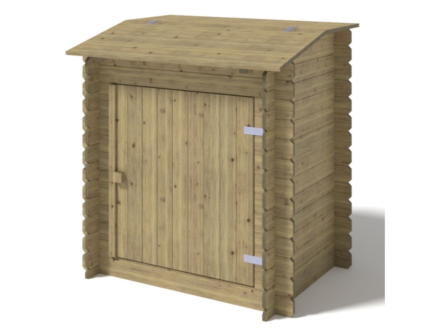 Szafka ogrodowa basenowa na osprzęt ALTANKA 1,20x0,89 m H.1,26 m, drewniana, impregnowana, SZA6, 1szt.