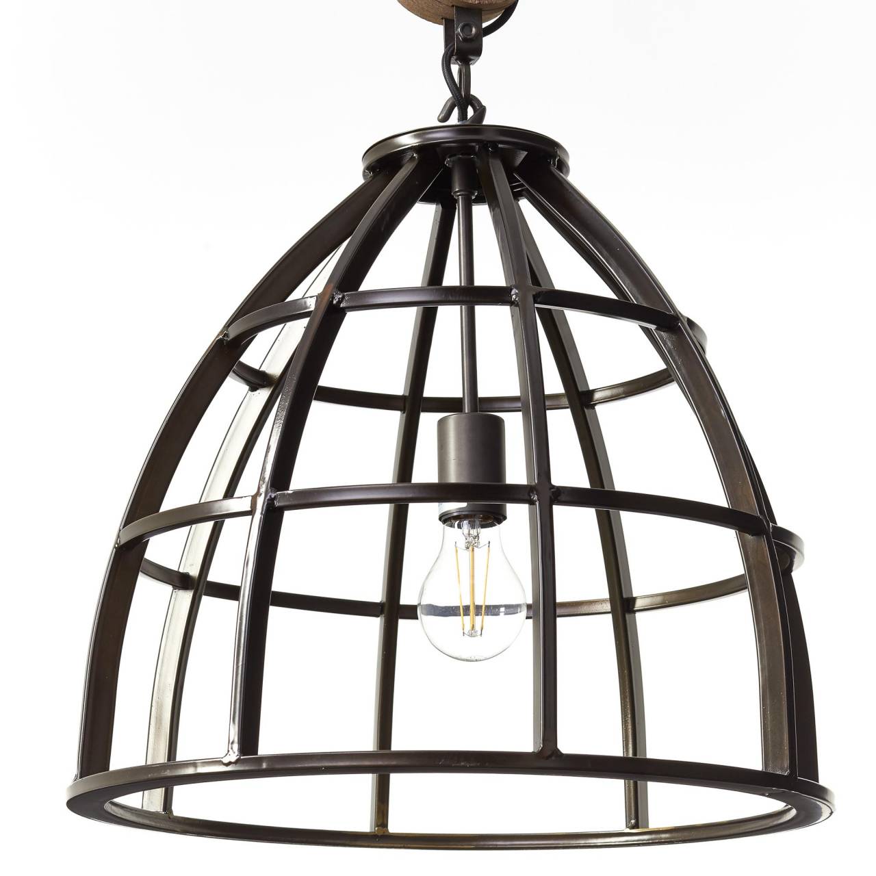 Lampa BRILLIANT, zawieszenie Crosstown 16cm jasne drewno / czarny, bambus / metal, 1x A60, E27, 40W, standardowe żarówki (brak w zestawie), A ++ - 5
