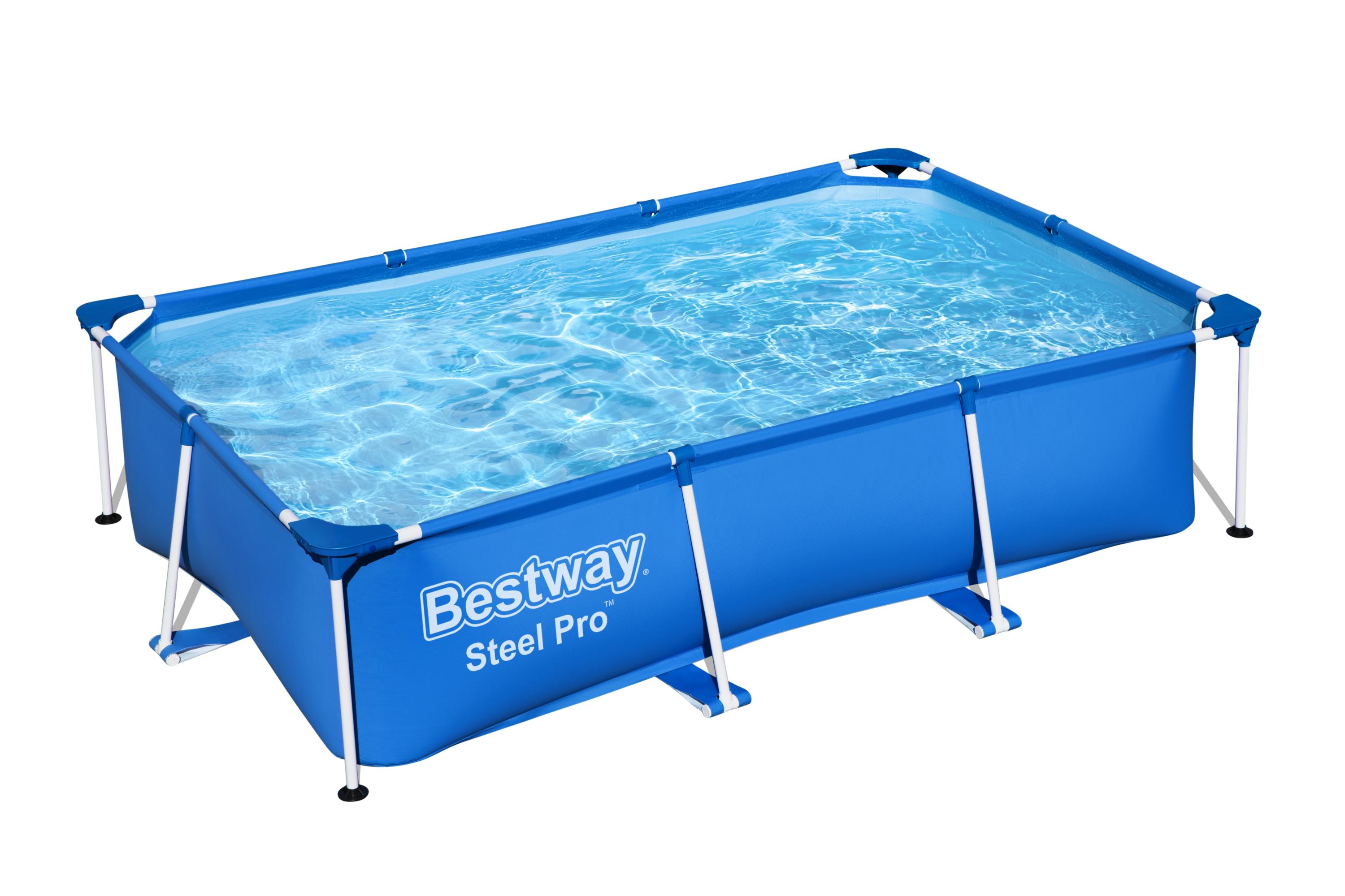 Basen ogrodowy, prostokątny Bestway 56403 Steel Pro 259x170x61cm