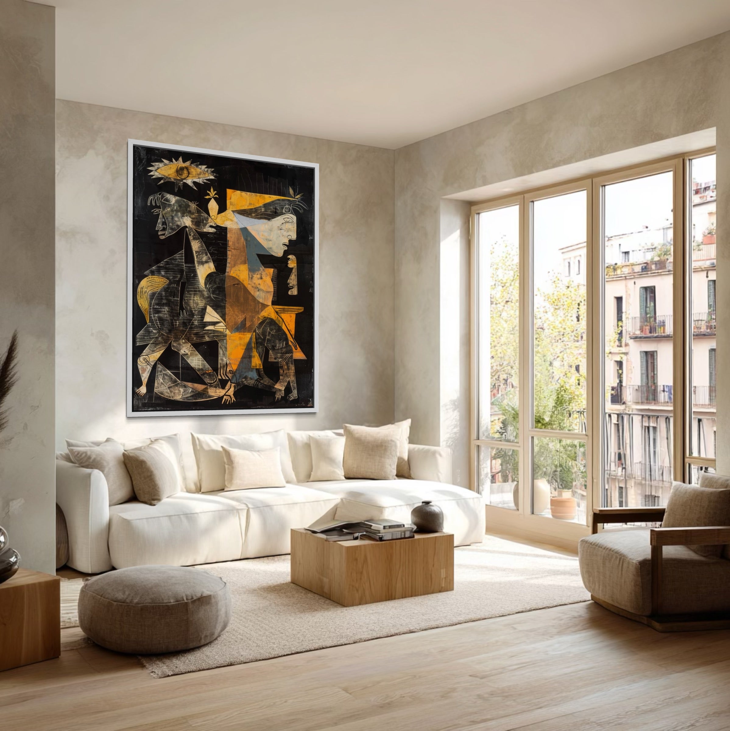 Estampe à encadrer, 70 x 100 cm. POLARTE-E « Intrigue dans la pénombre d'un rêve » - 3