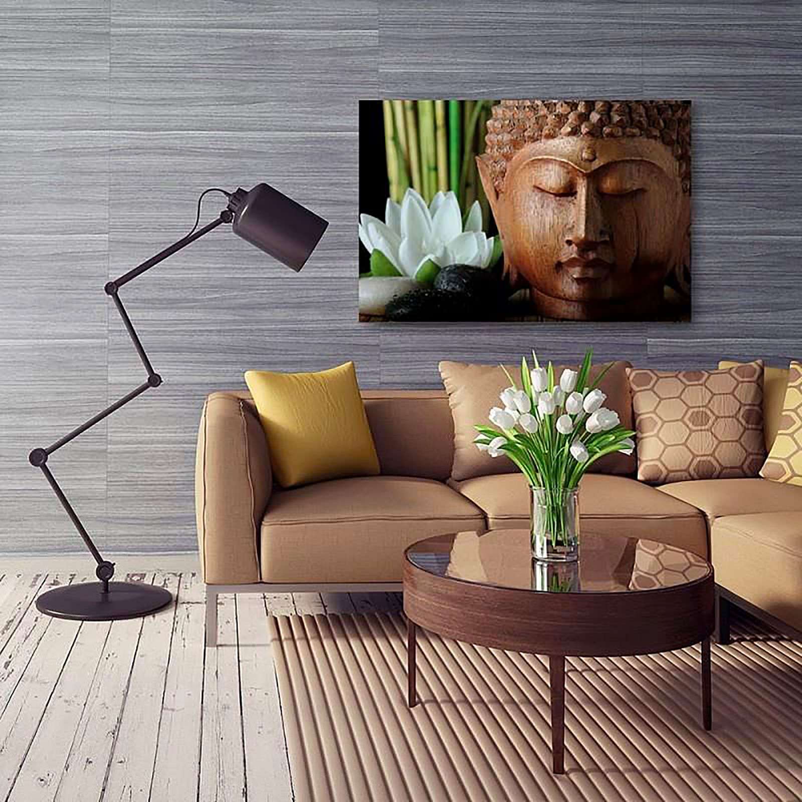 Tableau bouddha 3 - 100 x 70 cm - 5