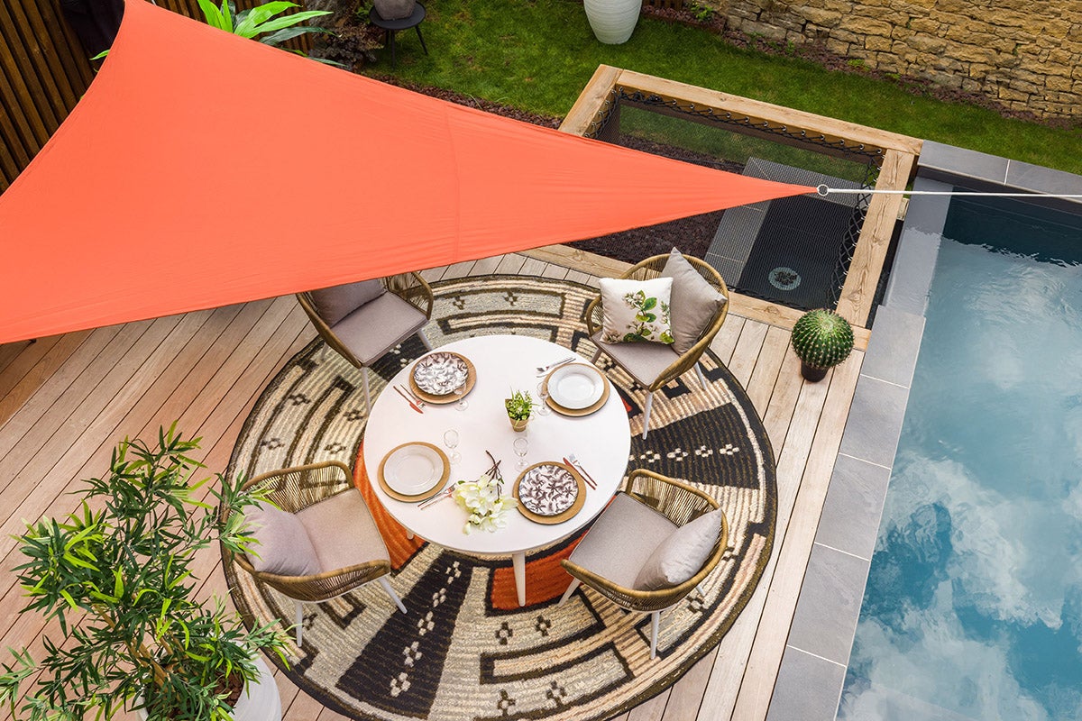 Table de jardin 6 personnes Capri JARDILINE Ø125 cm - 2