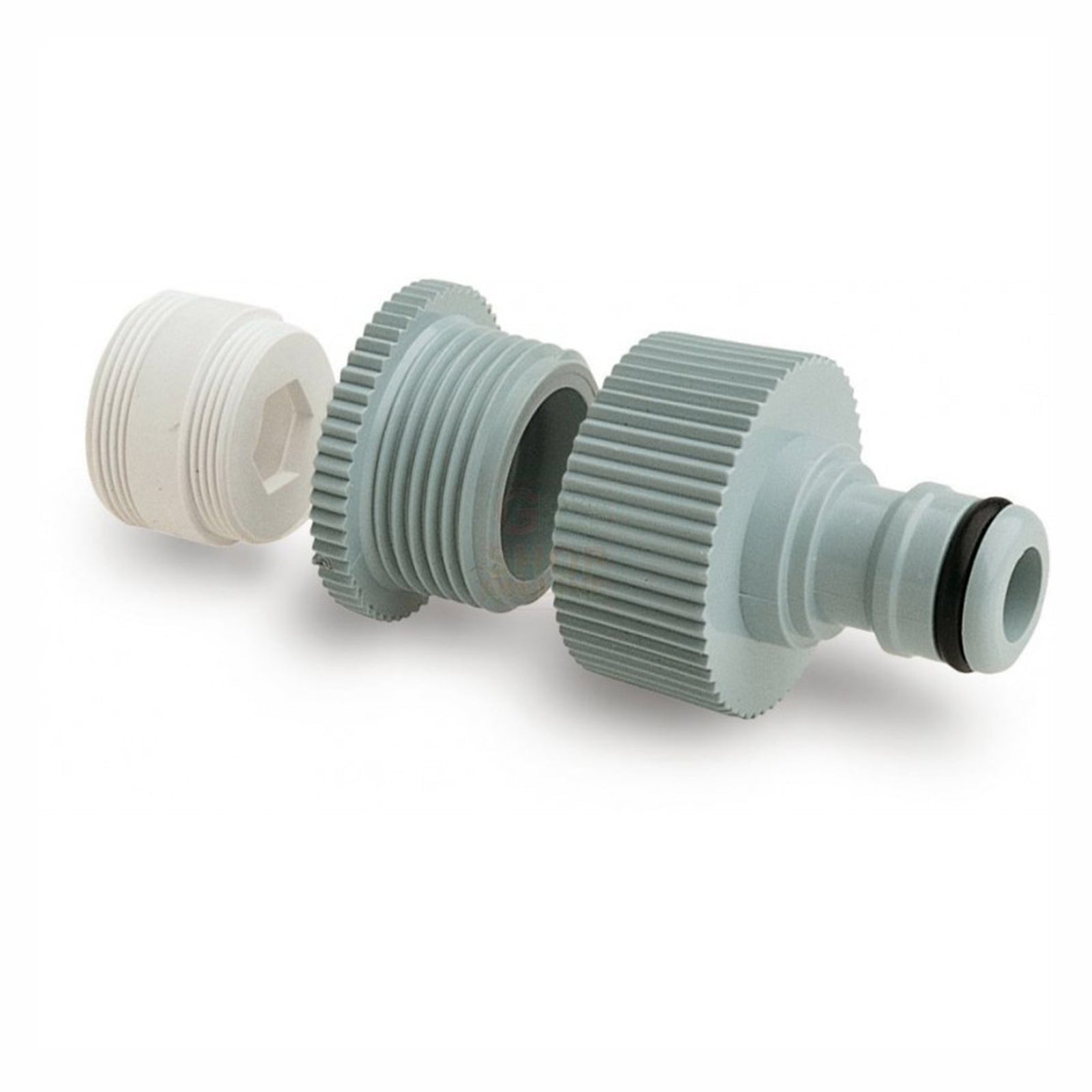 2 Adattatori Per Rubinetto Da Giardino Filettati M24/M22 - Raccordo In Ottone Antiruggine Universale