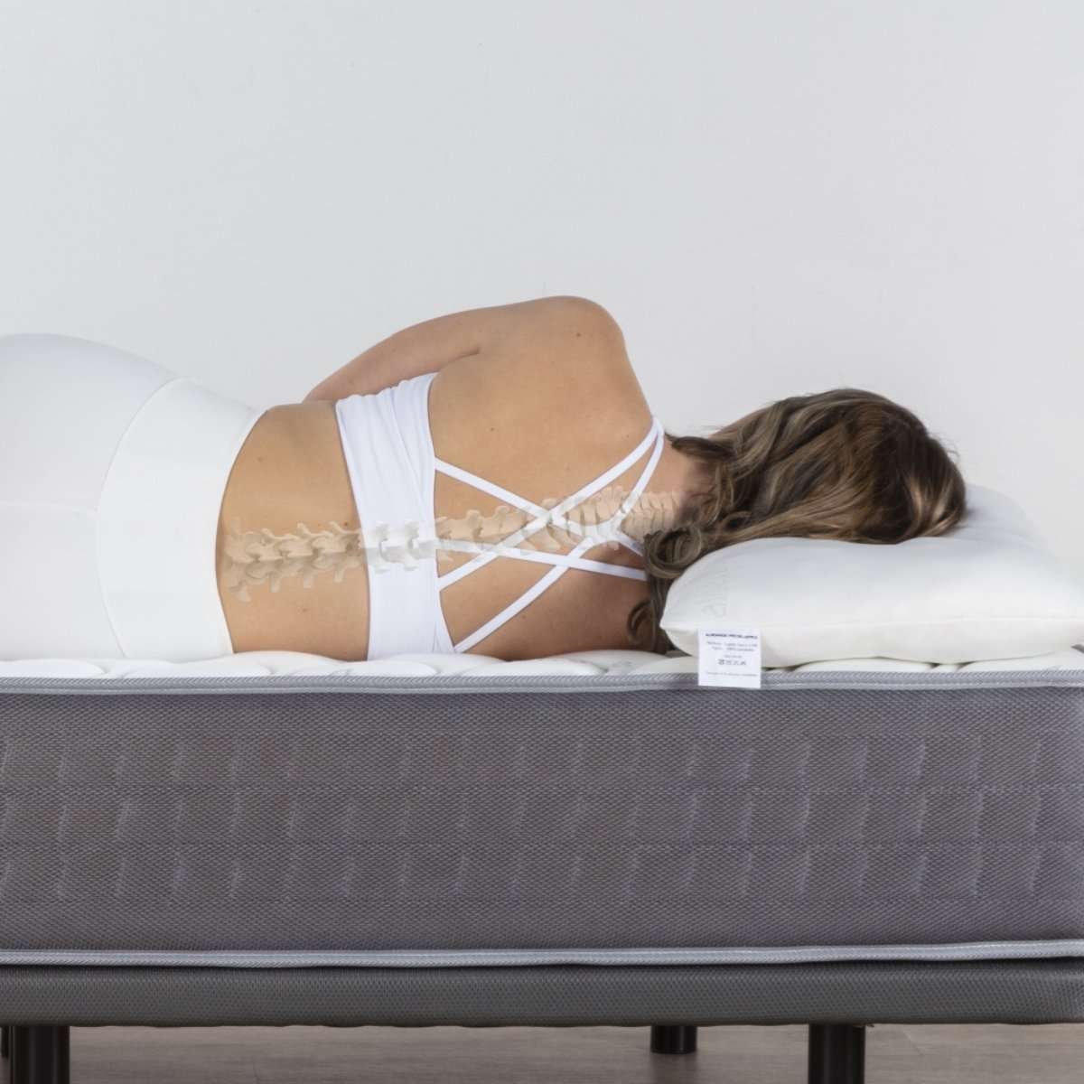 Nalui Oreillers viscoélastiques Aloe Vera Blanc Paquet 2 (70x38 cm), Fermeté moyenne - 5