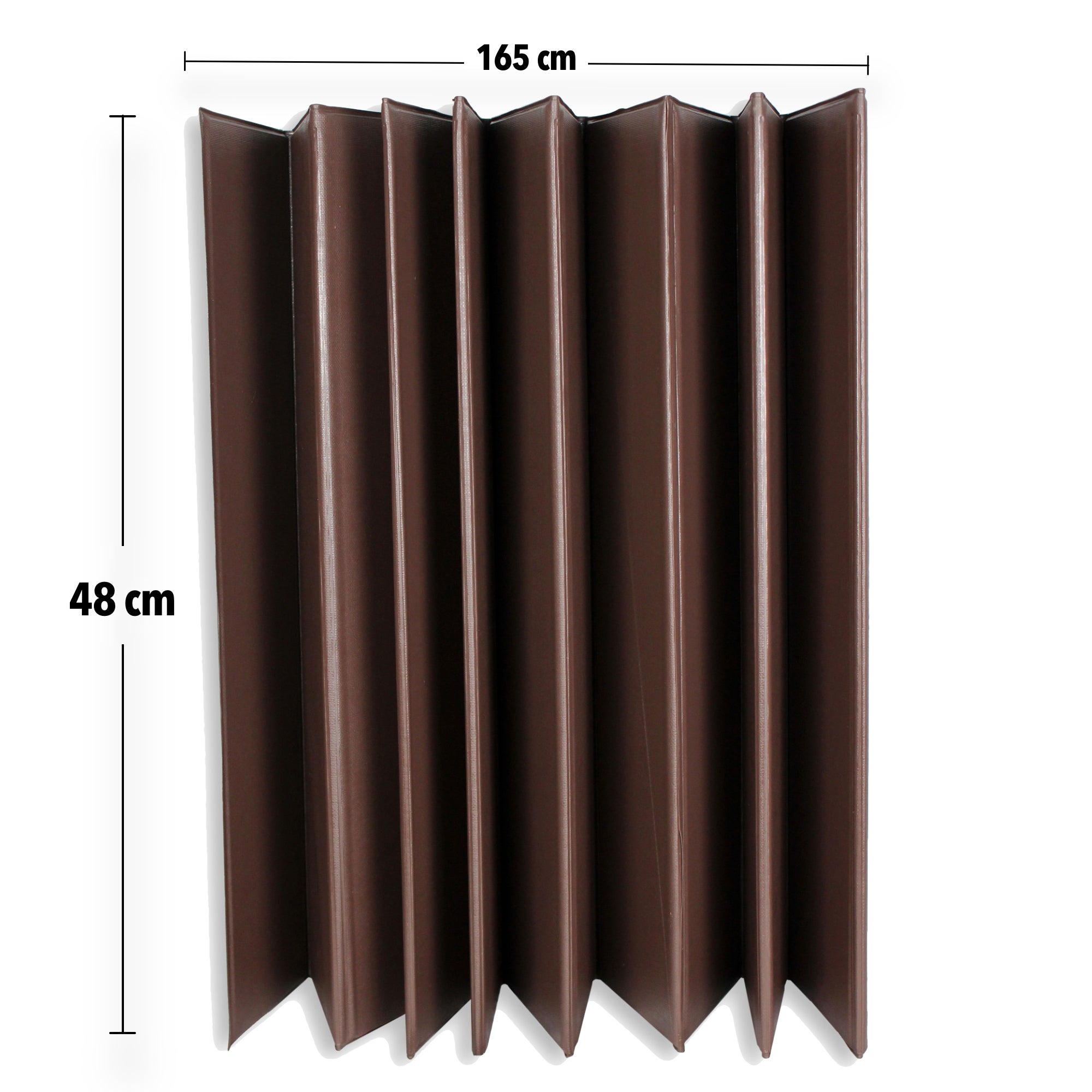 Divano a 3 posti o letto a materasso 140/180, tavole di supporto per poltrone in fibra di legno, 166 x 48 cm, doghe marroni - 4