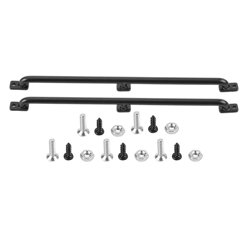 Julihai Boucle de Remorque en Métal Noir, Accessoires de Composants de Connexion avec Conception Divisée, pour Voiture sur Chenilles 90046 90047 1/10 RC (Black
