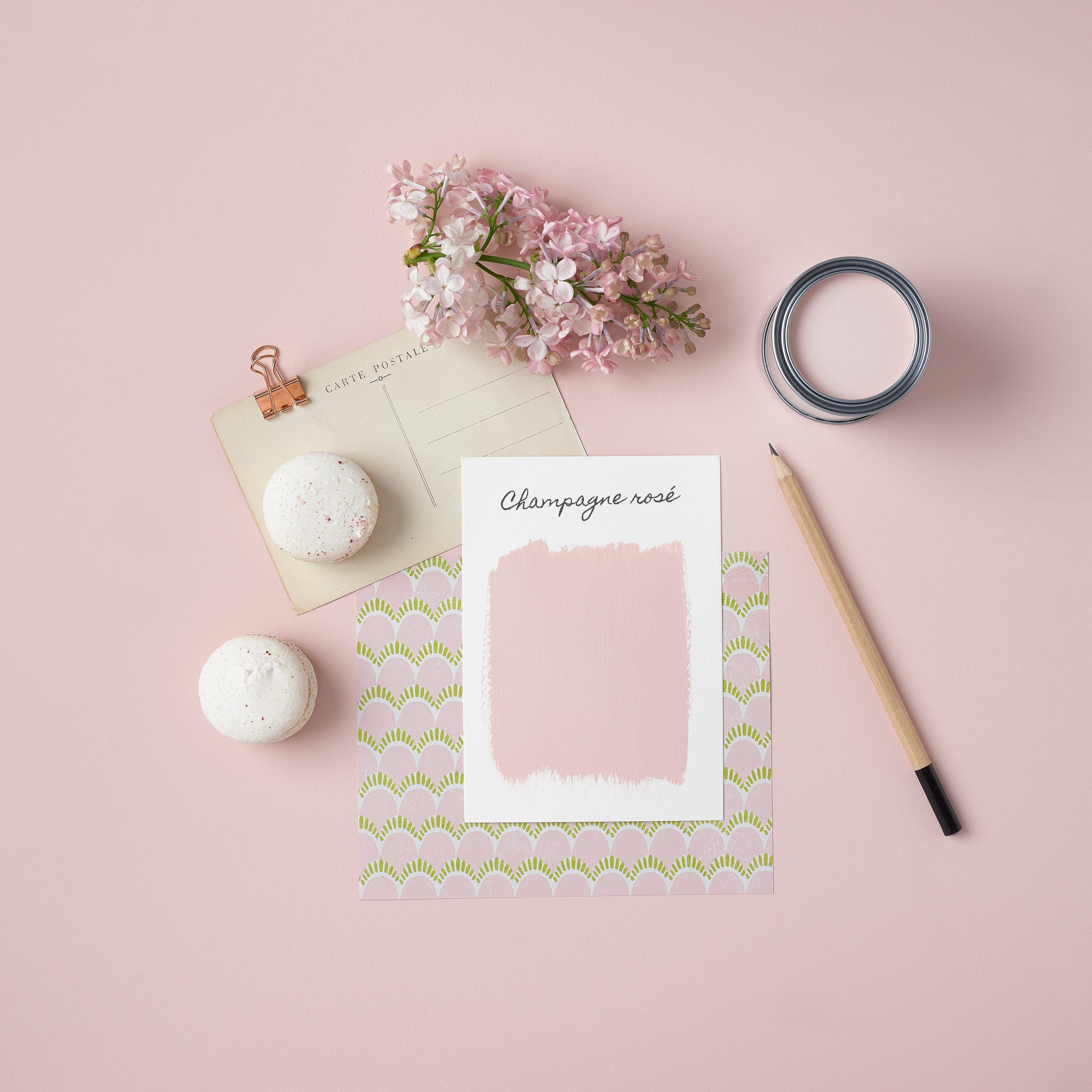 Peinture Rose pour Meubles Chalky Mat Poudré RUST-OLEUM - Champagne Rosé 750ml (10,5m² avec un pot) - 4