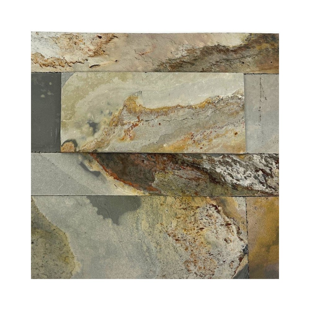 Parement feuille de pierre adhésive Indian Autumn - 60x15 cm - 3