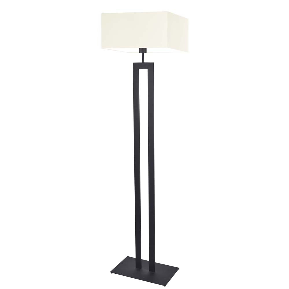 Lampa stojąca podłogowa z abażurem kwadrat MONO